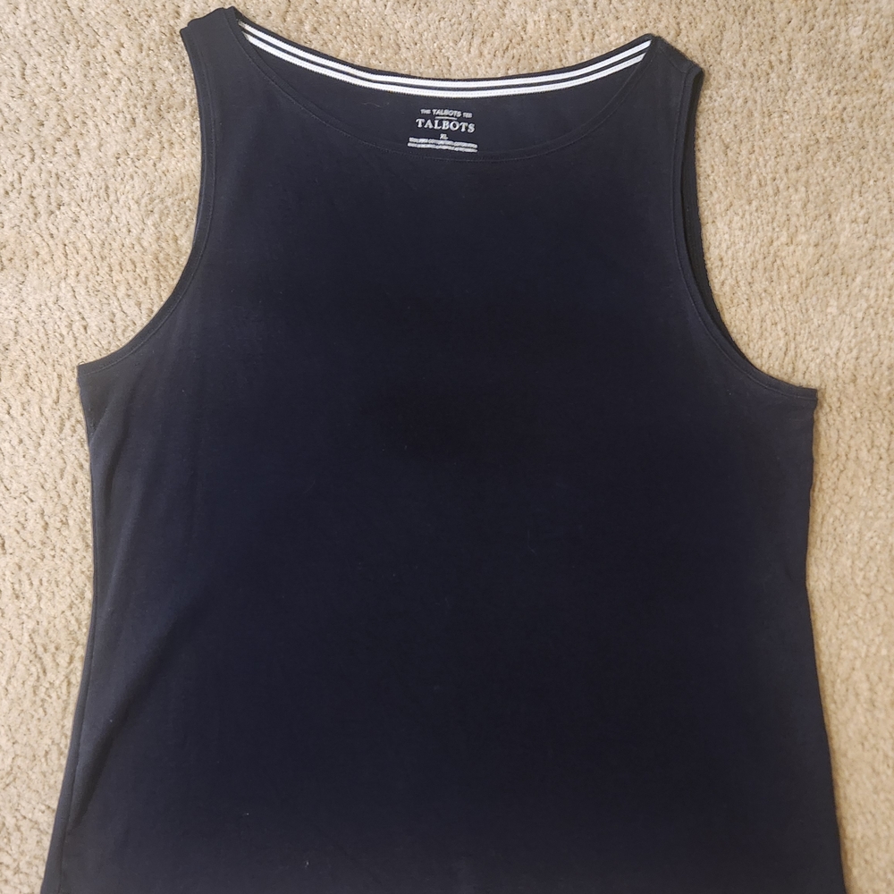 Talbots Navy Sleeveless Tank